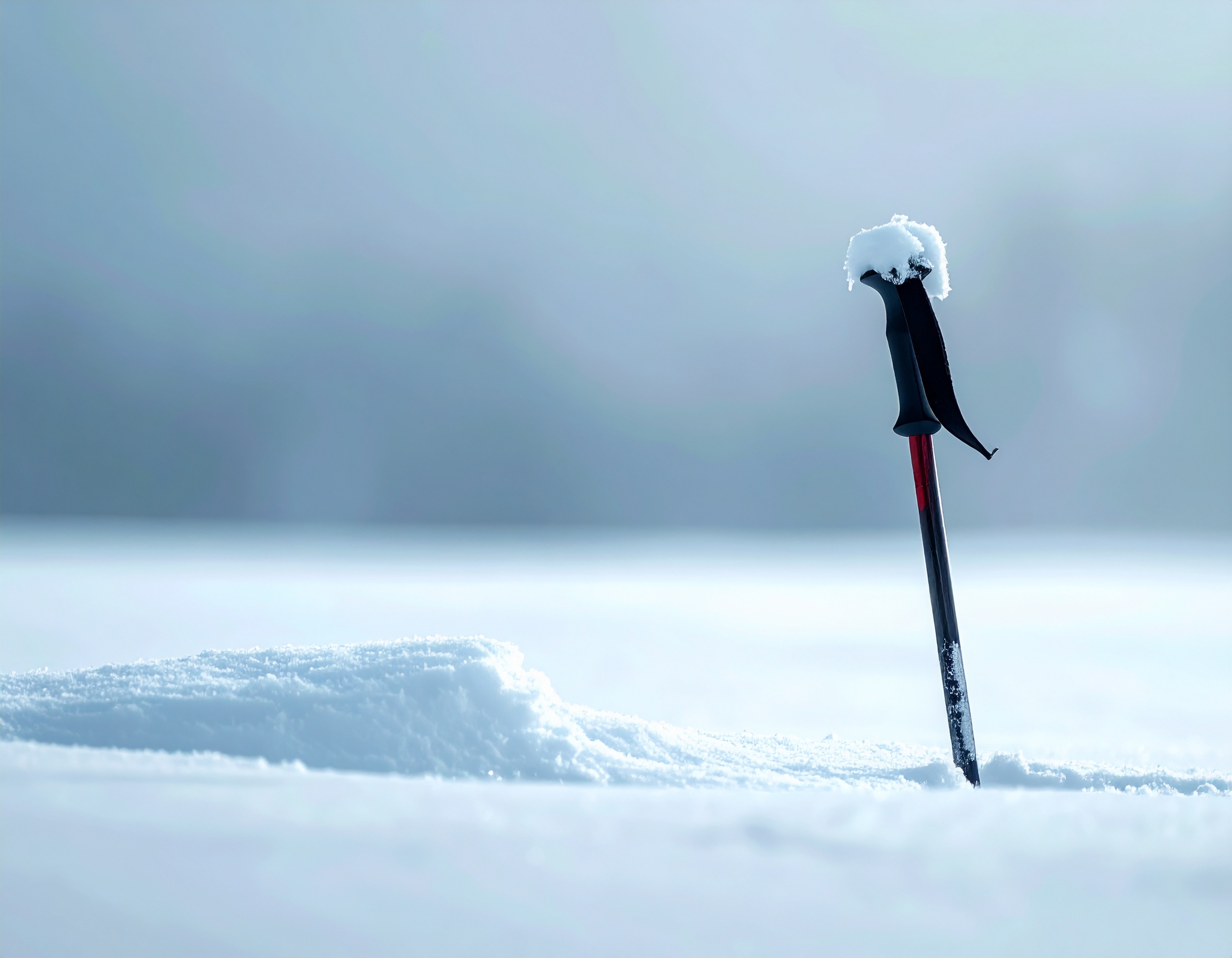 C2PA sample image: Ski pole equipment with verifiable C2PA manifest for content authenticity testing